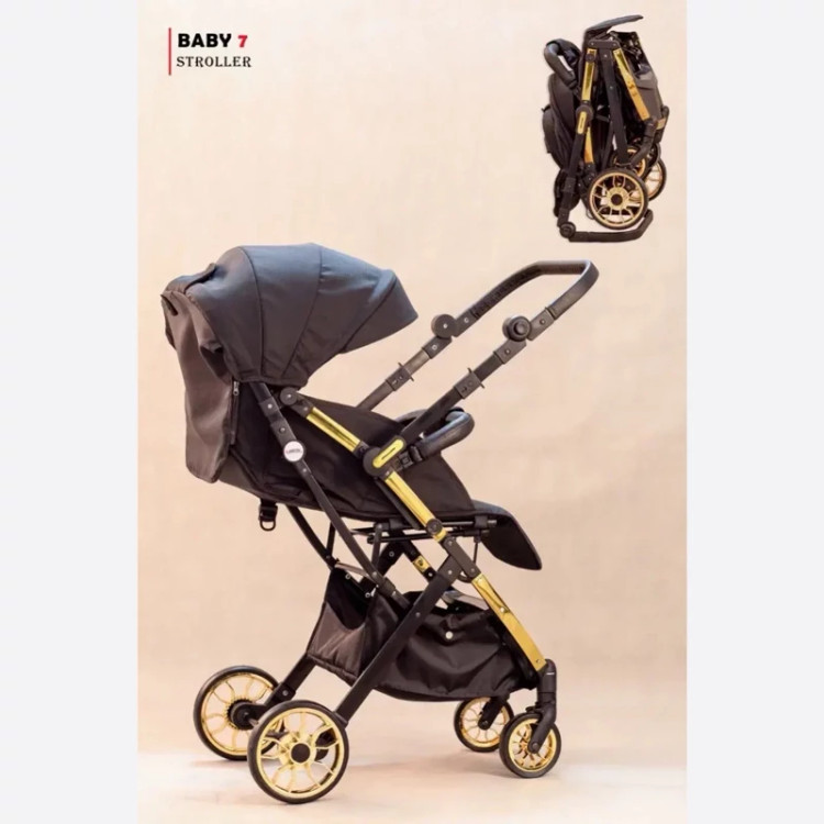 کالسکه بیبی استار مدل baby 7 رو به مادر شو - تصویر محصول