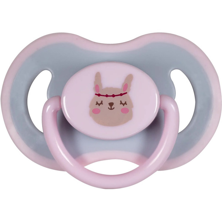 پستانک 6 تا 18 ماه بادامی التراسافت طرح حیوانات بیبی لند Babyland