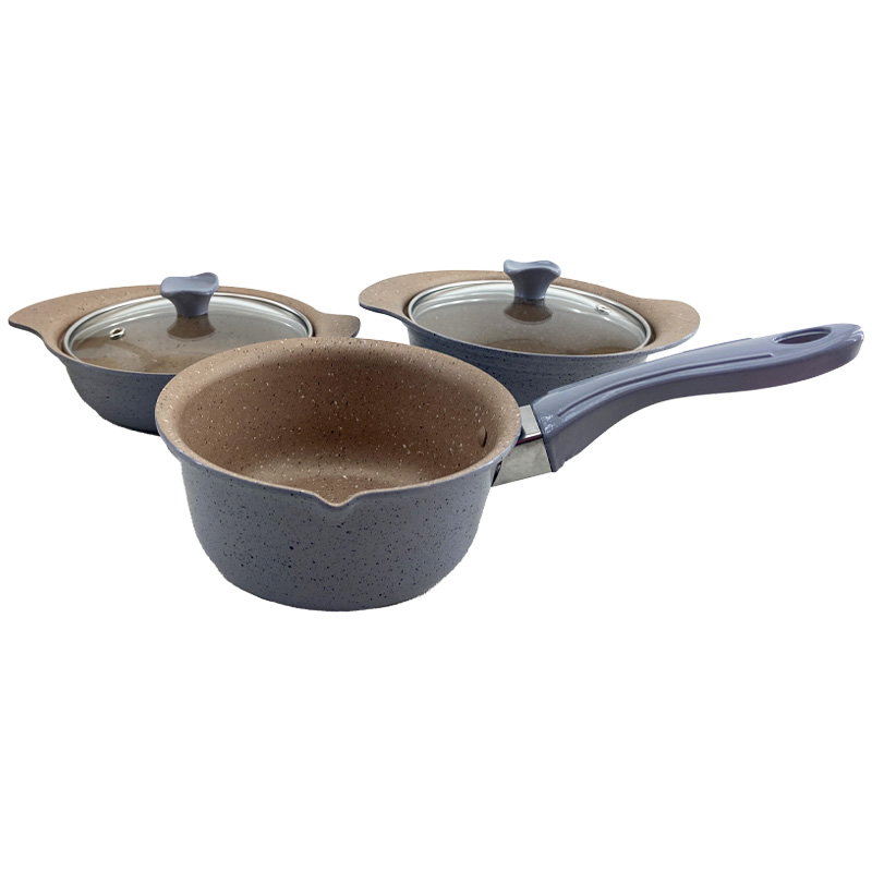 سرویس قابلمه 5 پارچه گرانیتی چدن چیکو کد 275