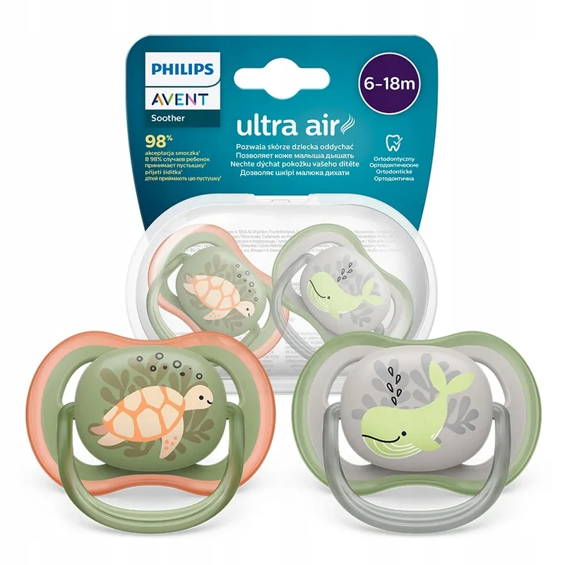 پستانک دو عددی اونت Avent مدل ultra air کد SCF