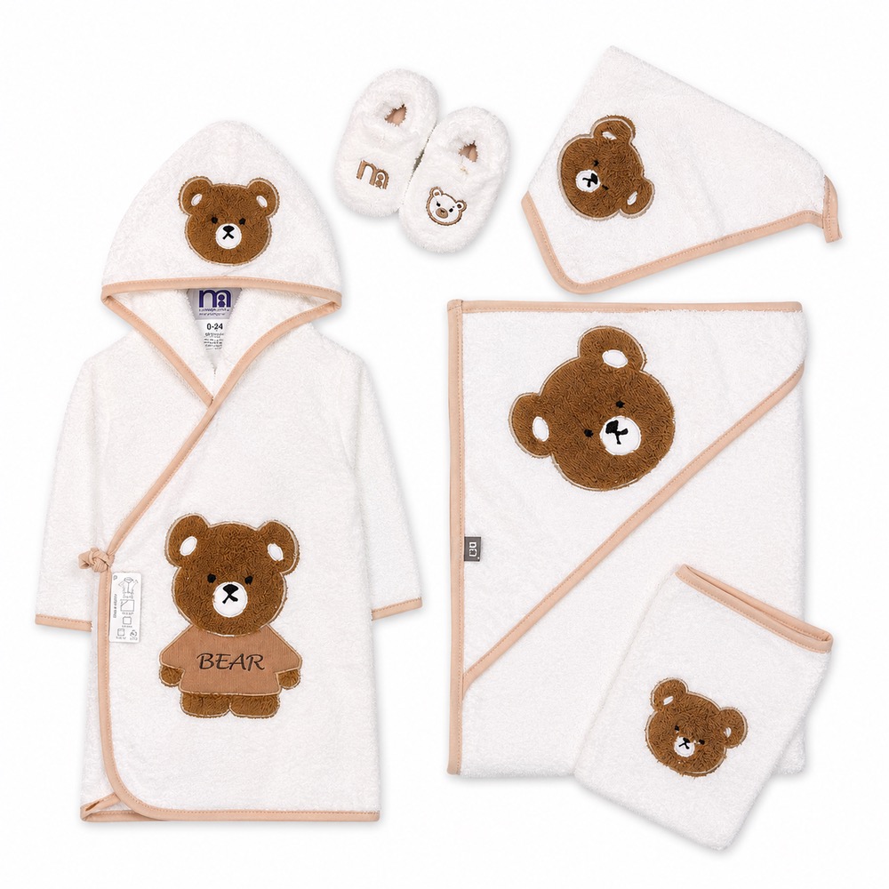 ست حوله نوزاد 5 تکه طرح bear مادرکر Mothercare