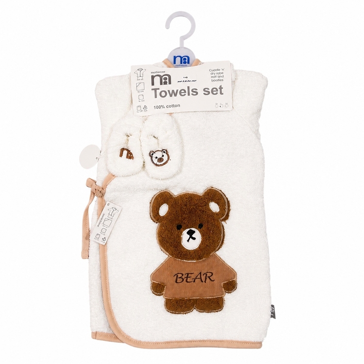 ست حوله نوزاد 5 تکه طرح bear مادرکر Mothercare