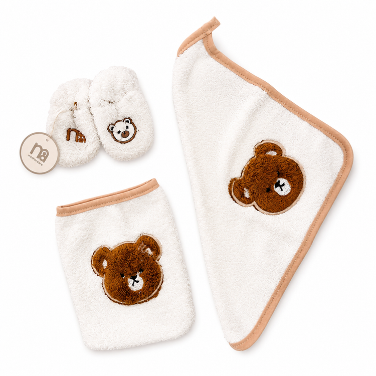 ست حوله نوزاد 5 تکه طرح bear مادرکر Mothercare