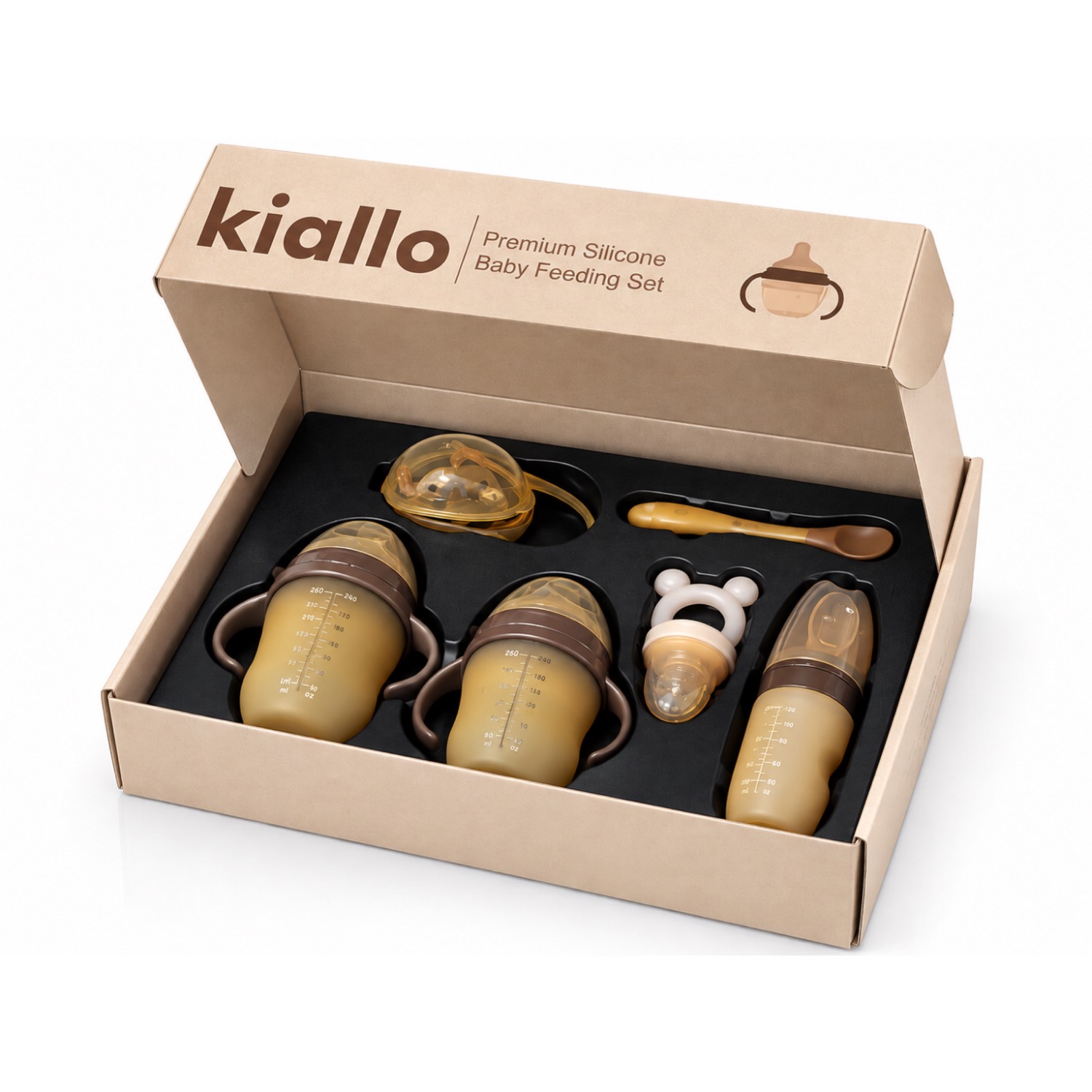 ست آغازین شیشه شیر سیلیکونی کیدیلو Kidilo
